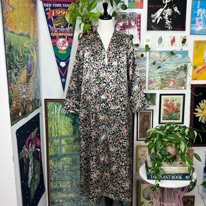 Vintage Christian Dior Floral Robe